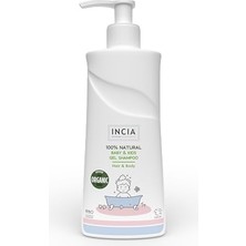 %100 Doğal Organik Sertifikalı Bebek ve Çocuk Jel Şampuanı Saç Vücut Lavanta Konak Önleyici 350 ml