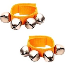 Midex ORF-PLT-04YL Örf Aletleri Ritim Seti Bilek Zili Sarı (1 Çift)