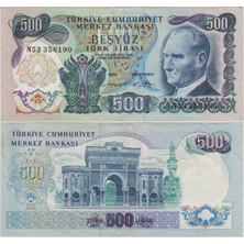 Banknoting 6. Emisyon 2. Tertip 500 Lira N53 Ççt.
