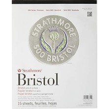 (580-62 500 Serisi Bristol, 2 Katmanlı Parşömen Yüzeyi, 27,9 x 35,6 Cm, Beyaz, 15 Yaprak