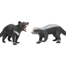 Tufy Toys Tazmanya Canavarı Figür Seti-Vahşi Hayvan Model Oyuncak