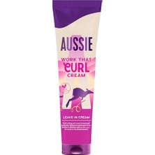 Aussie Work That Curl Dalgalı ve Kıvırcık Saçlar Için Durulanmayan Saç Kremi 160ML