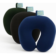 Seyahat Boyun Yastığı – Büyük Boy, Ergonomik & Boyuna Geçmeli Destek Yastığı, Araç, Uçak ve Ofis Için Rahat U Yastık (Renk Stok Durumuna Göre Gönderilir)