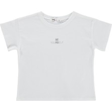 Civil Girls 2-5 Yaş Tişört - Kırık Beyaz