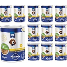 Yavru Köpek Tavuklu ve Jöleli Konserve Mama 400 gr x 12 Adet