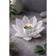 TK Lotus Çiçeği Mumluk – Minimalist Dekoratif Tealight Mumluk 2 Adet