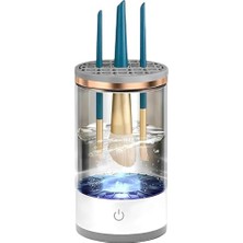 Orret Home Elektrikli Makyaj Fırçası Temizleyici – Ultrasonik Derin Temizleme, Hızlı Kurutma ve Derinlemesine Hijyen, Tüm Fırça Boyutlarına Uygun Makyaj Fırçası Temizleme Makinesi