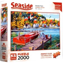 Bey 2000 Parça Balıklı Göl Puzzle