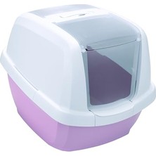 Imac Maddy Üstü Açılabilen Kapalı Kedi Tuvaleti Pembe