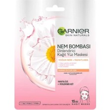 Garnier Nem Bombası Dinlendirici Kağıt Maske