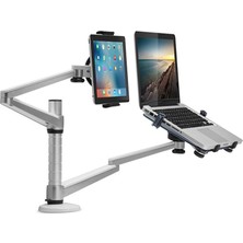 Notebook ve Tablet Stant, 10-16" Dizüstü Bilgisayar ve 4.7-12.9" Tablet 2 Hareketli Ayarlanabilir Kol, Ergonomik Dizüstü Bilgisayar Standı Oa-9x (Oa-9x)