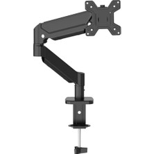 Powermaster 13-32" Lcd/led Monitör Tutucu, Kol Amortisörlü, Vesa 75 * 75 – 100 * 100, Monitör Standı 2-20 Kg, 360 Derece Dönebilen, Stand Askı Aparatı,
