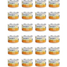 Shinycat Broth (Sos Içinde) Tavuklu Kedi Konservesi 70GR x 24 Adet