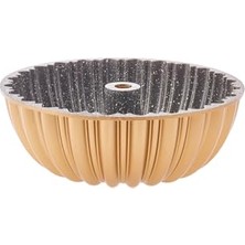 HDY Store Karaca Cake Pro Altıgen Döküm Kek Kalıbı Bambu Malzeme ile 25.5 cm Yapışmaz Yüzey