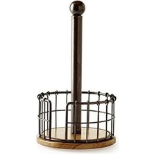 B01GCHP0Q8 Kağıt Havlu Tutucu, Alaşımlı Çelik, Siyah, Standart