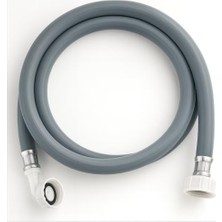 Çamaşır ve Bulaşık Makinesi Hortumu, Uzatma Hortumu, 3/4 Inç, Düz Emniyet Valfli, Dayanıklı, Tak ve Çalıştır, Tüm Makinelerle Uyumlu, Sızdırmaz Bağlantı, A Kalite, Su Hortumu (1,5 M)