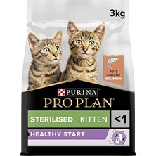 Pro Plan Sterilised Kısırlaştırılmış Yavru Kediler Için Kuru Mama 3 Kilogram
