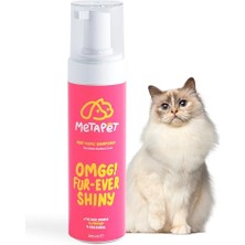 Kedi Tüy Dökülmesi Karşıtı Kuru Köpük Şampuan, Doğal E Vitamini Sağlığı, Önleyici Bakımı Için, 200 ml