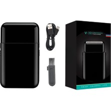 Sakal Tıraş Makinesi Seyahat - Erkekler Için Kablosuz Seyahat Için Ideal, Saç ve Sakal Kesmek Için, Kompakt ve Taşınabilir Cilt Koruması, Sarjlı Uzun Kullanım (Garantili)