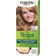 Kalıcı Doğal Renkler 8-0 Bal Köpüğü Saç Boyası, Tek Ebat