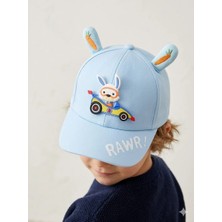 Benitto Kids Kitti 5-8 Yaş Tavşan Figürlü Çocuk Kep Şapka
