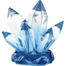 Deco-Replikas Cystal Küme Akvaryum Dekorasyonu - Tatlı Su ve Tuzlu Su Balık Tankları Için Güvenli - Safir Mavisi
