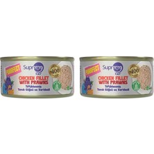 Purrfect Tiftiklenmiş Tavuk Göğsü ve Karidesli Konserve Kedi Maması 70 gr (2 Paketi)