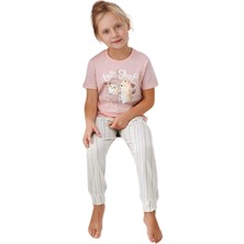Arnetta Anne-Kız Seti Kız Çocuk Ikili Pijama Takım AR3571