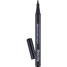 Ultra Thin Keçe Uçlu Mat Kalem Eyeliner 001 Black