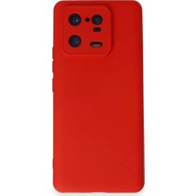 Newface Xiaomi Mi 13 Pro Kılıf Nano Içi Kadife Silikon - Kırmızı