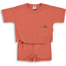 Civil Baby Erkek Cepli Basic Takım 6-18 Ay Turuncu Renkli