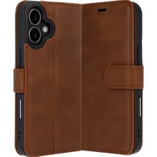 Newface Apple iPhone 17 Trend S Plus Kapaklı Kılıf - Taba