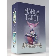 HDY Store Manga Tarot Takımı 78 Kartlık Deste ve Rehber Kitap 2022 Rann & Barbaramoore 41 Delft Blue Renkli