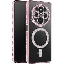 Newface Xiaomi Redmi 14C Joke Simli Magneticsafe Kılıf - Pembe