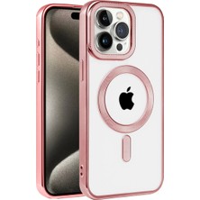 Newface iPhone 14 Pro Kılıf Kronos Magsafe Kapak - Rose Gold