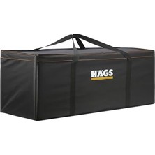 Haegs Bahçe Mobilya Yastığı, Minderi Saklama Çantası Hurç, Yatak, Yorgan, Yastık Organizer, Düzenleyici, Depolama Hurcu, Çantası, Büyük Boy - 275 Lt Siyah