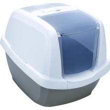 Imac Maddy Üstü Açılabilen Kapalı Kedi Tuvaleti Gri