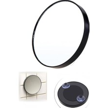 Buffer® 10X Büyüteçli Vantuzlu Pratik Kullanışlı Makyaj Lens Traş Aynası