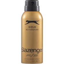 HDY Store Slazenger Active Sport Gold Erkek Deodorantı 150 ml Ferahlatıcı Koku ile Aktif Yaşam İçin