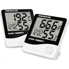 Dijital Termometre Higrometre, Hassas Ölçüm, Büyük LCD Ekran, Iç Mekan Kullanımı Için, Sıcaklık ve Nem Takip Cihazı, Ev ve Ofis Kullanımına Uygun