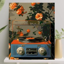 Sayılarla Boyama Tuval Seti Fırça Boya Dahil (Çıtalı) 40X50 cm - Pikap