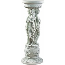 Chatsworth Manor, Neoklassischer Heykel Kaide, 25,5 x 25,5 x 71 cm