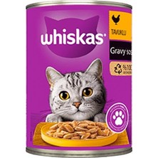 Whiskas Sos Içinde Tavuklu Yetişkin Kedi Konservesi 400GR