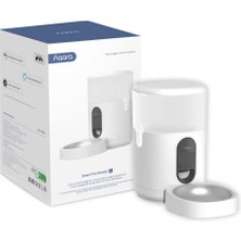 Akıllı Yem Otomatı C1,  Zigbee 3.0 Hub Gerektirir, Kediler ve Köpekler Için, Programlanabilir Porsiyon Kontrolü, Google, Alexa, Siri Üzerinden Kontrol Edilebilir, Smartthings ile Çalışır