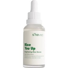She Vec Rice You Up – Aydınlatıcı Pirinç Serum (%100 Vegan)
