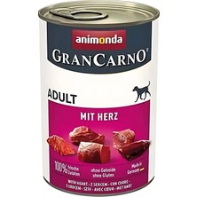 Animonda Grancarno Yürekli Yetişkin Köpek Konservesi 400GR