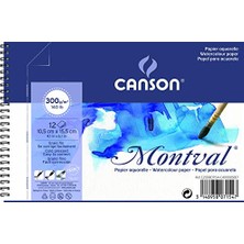 Montval Eskiz ve Resim Defteri, Spiralli, 12 Sayfa, 5X15, 300G