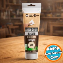 Nzb Çam Renk Ahşap Parke Tamir Macunu Mobilya Masa Dolgu Çatlak Çizik Giderici 125 ml