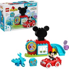 LEGO Duplo | Disney Mickey Fare’nin Kulüp Evi ve Arabası 10454-2 Yaş ve Üzeri Çocuklar Için Eğitici Oyuncak Yapım Seti, Doğum Günü Hediyesi (27 Parça)