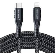 Konfulon DC35 Type-C To Lightning Kablo 1mt - Siyah